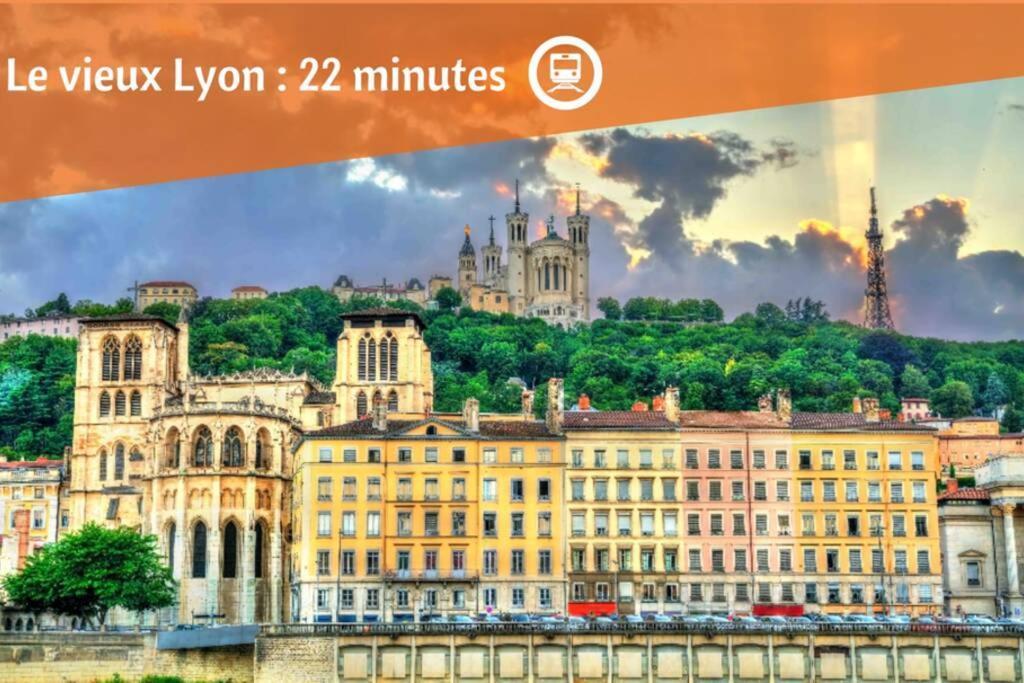 维勒班Lyon Premium - Happy 70'S公寓 外观 照片